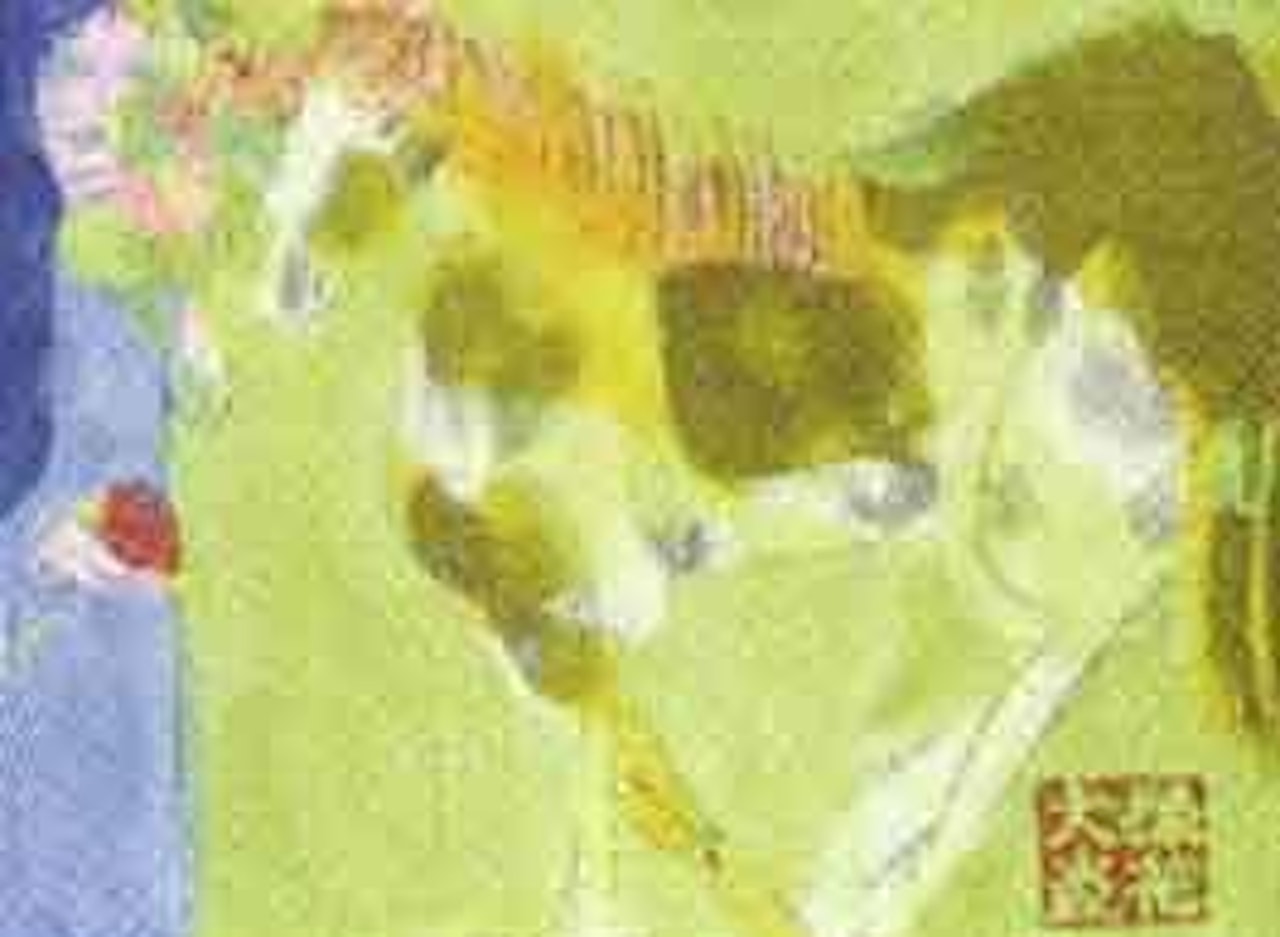 Giving flowers to the horse by Walasse Ting