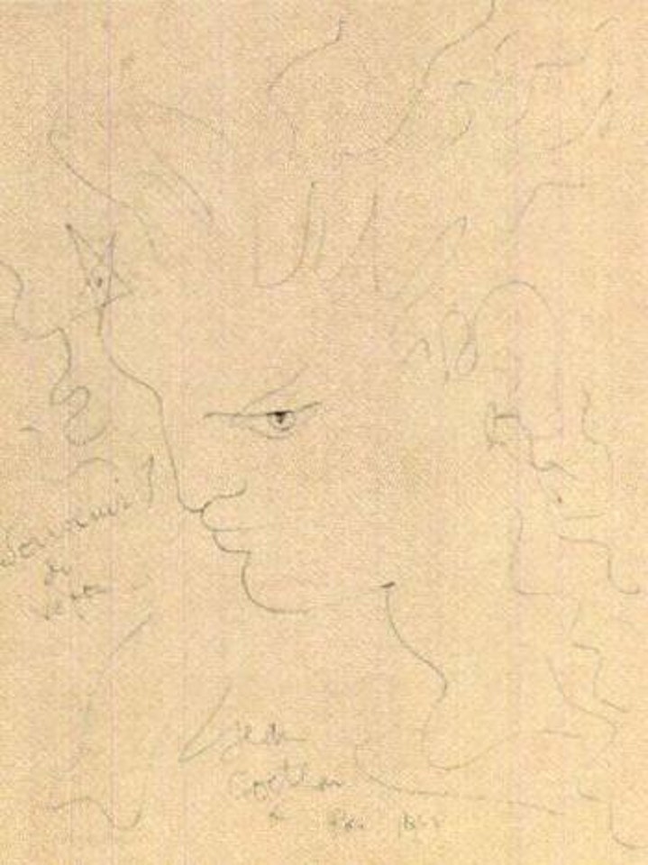 Profil a l'etoile by Jean Cocteau