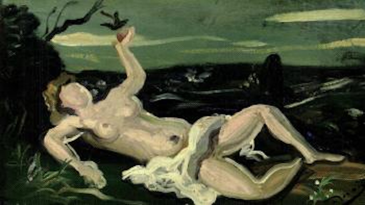 Nu allonge a la pomme by Andre Derain