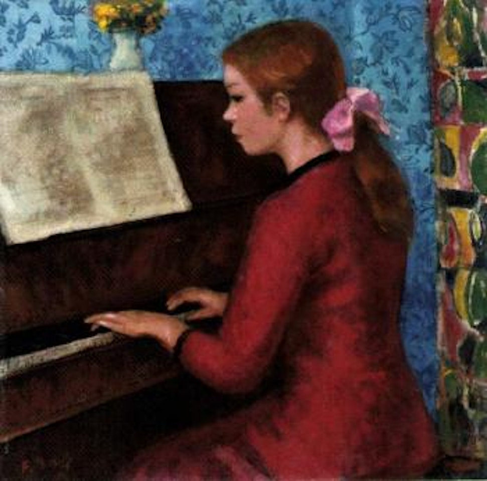 Elizabeth-Anne au piano by François Gall