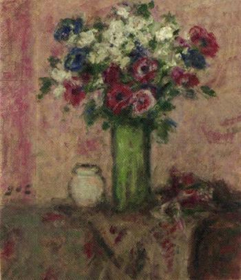 Vase de anemones by Georges d’Espagnat