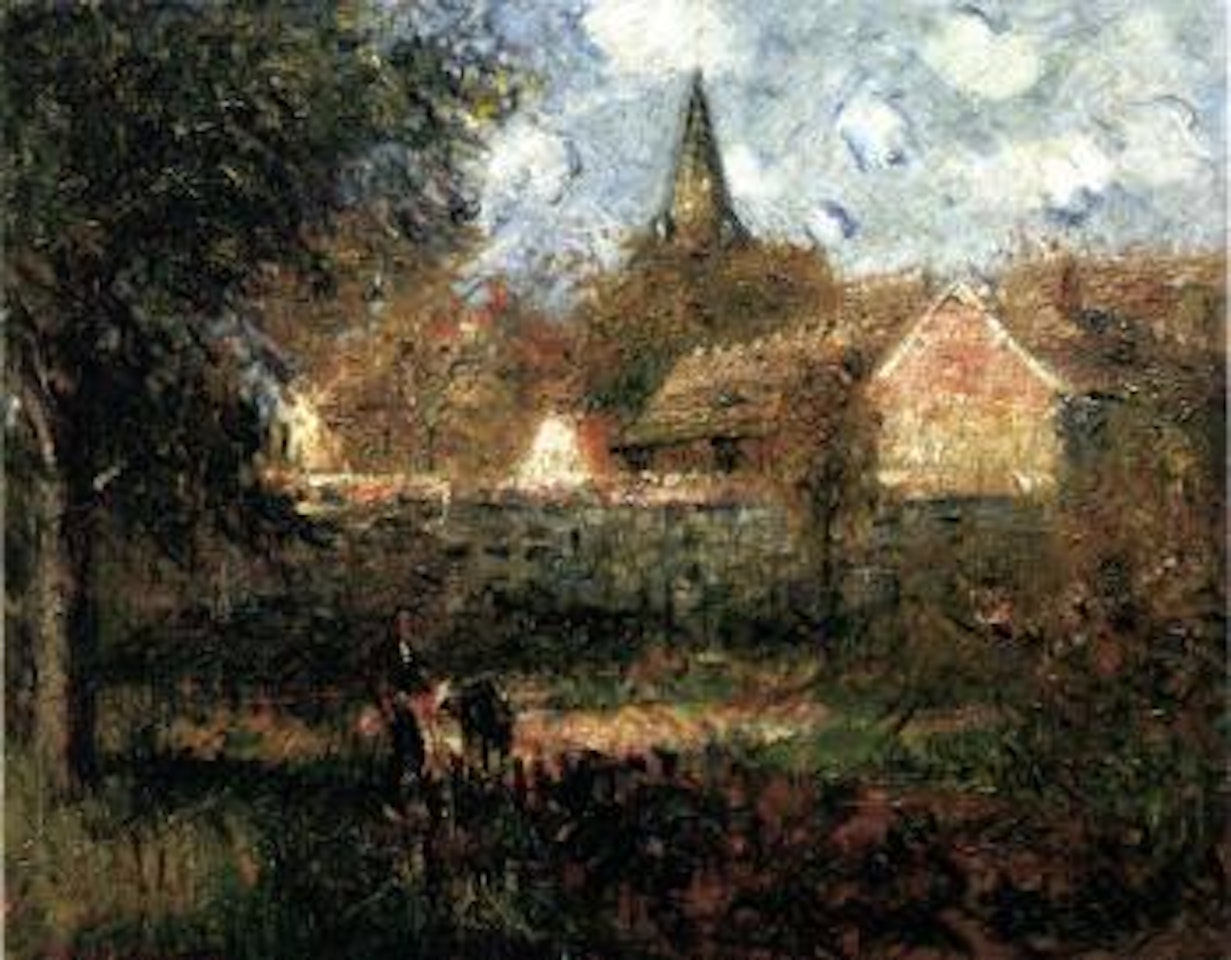 Le jardin du voisin by Gustave Loiseau
