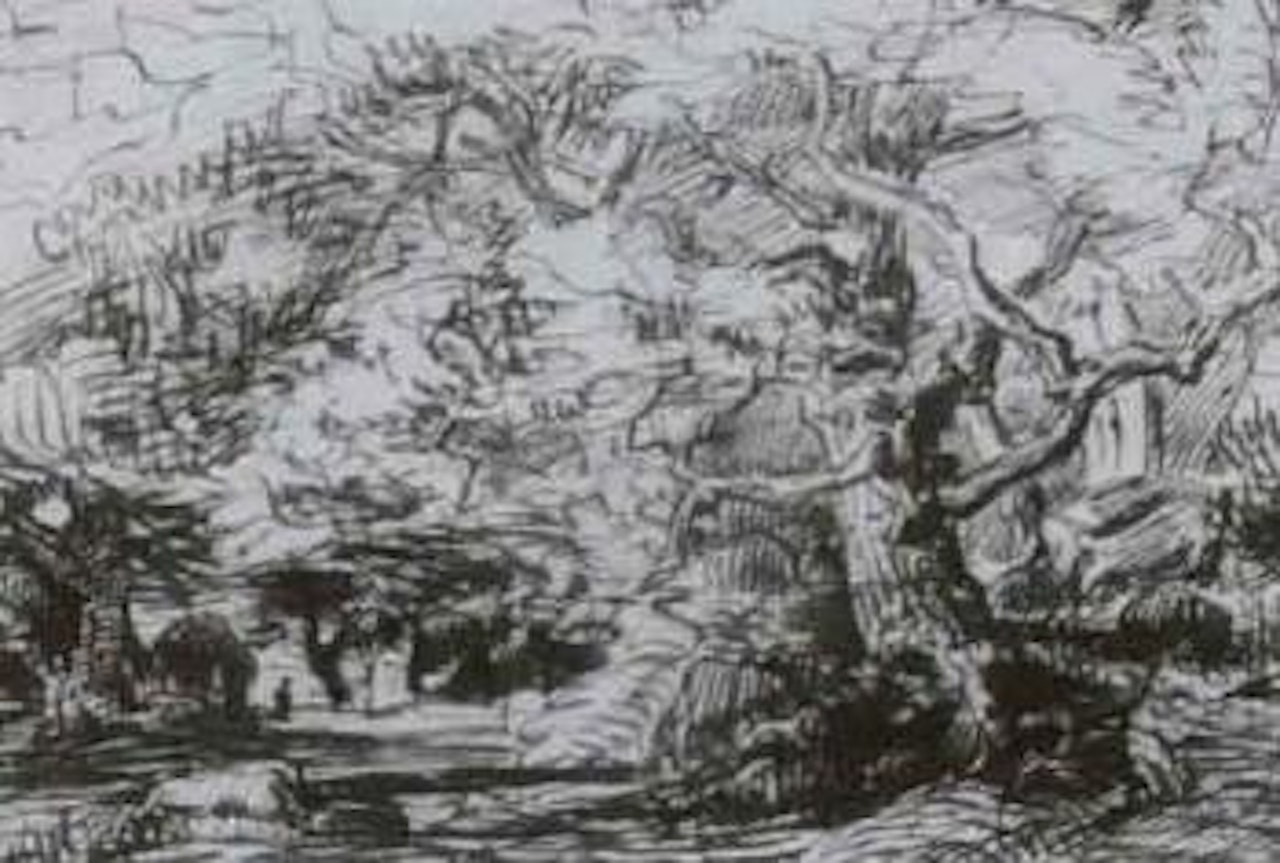 Forest clearing by Théodore Rousseau