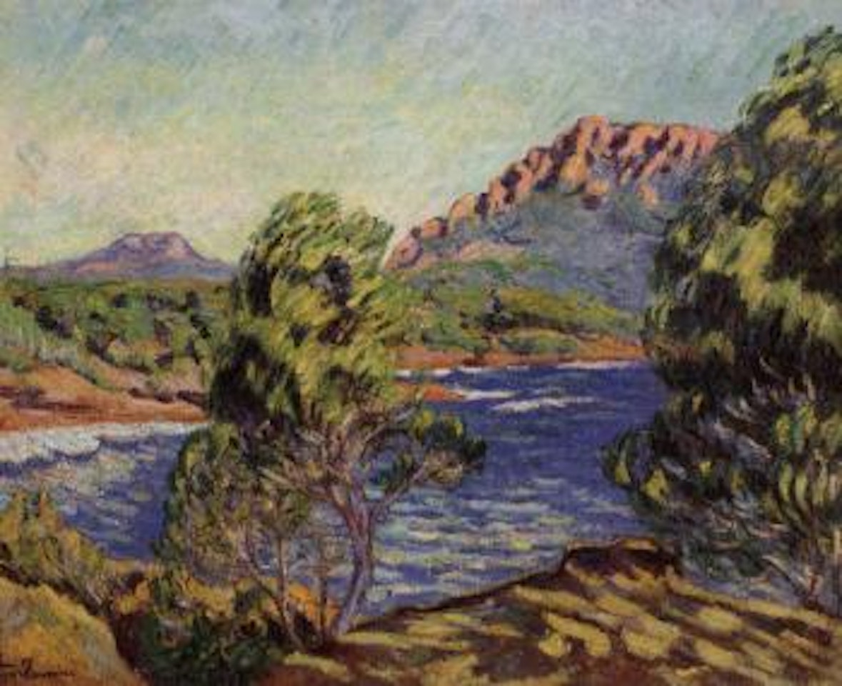 Agay, la baie par temps de mistral by Armand Guillaumin