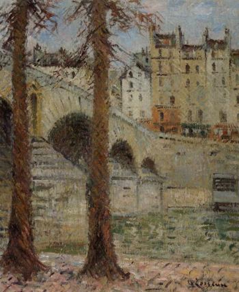 Le Pont Marie, Paris by Gustave Loiseau