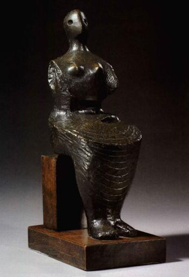 Seated figure by Henry Moore