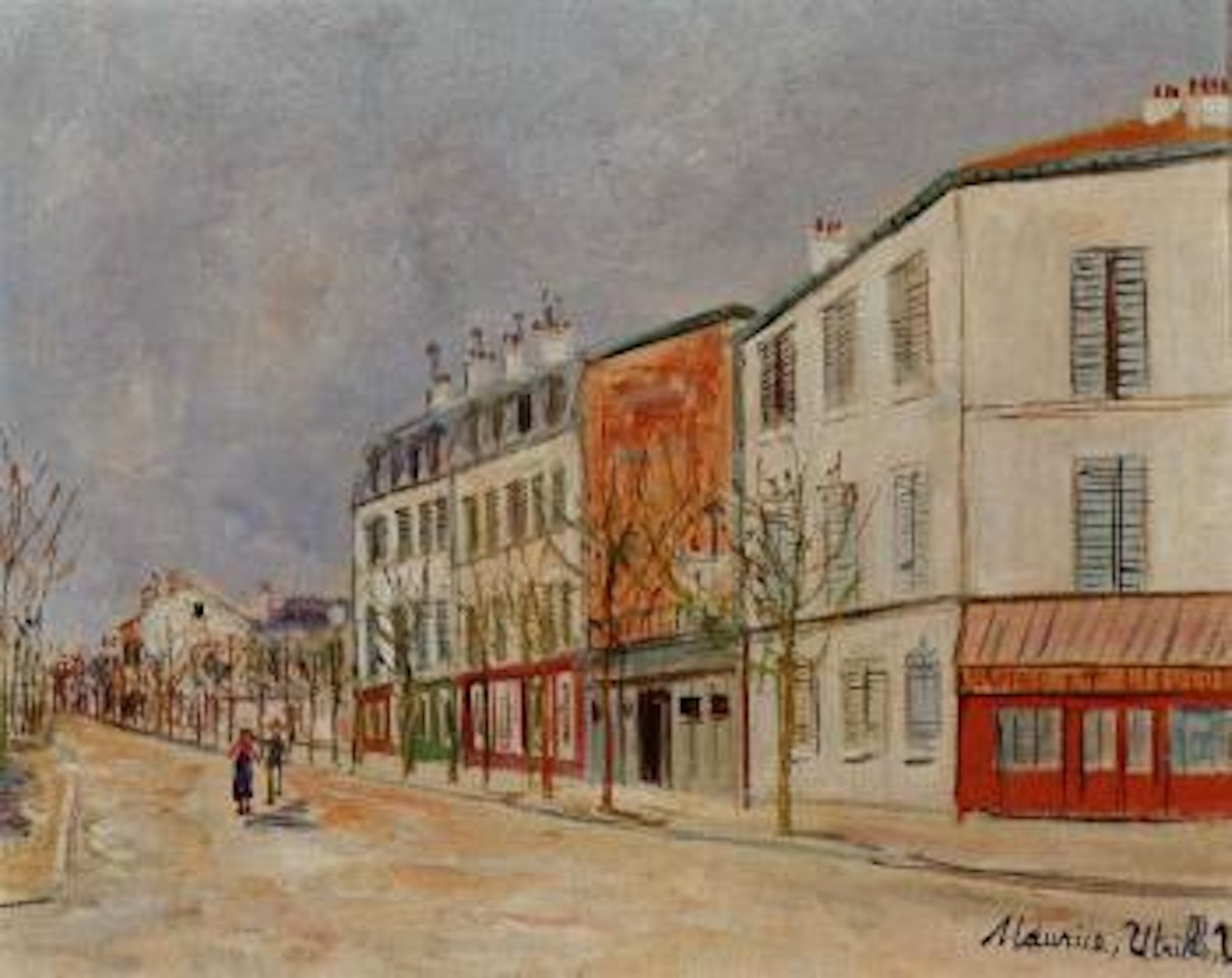 Rue a Asnieres by Maurice Utrillo