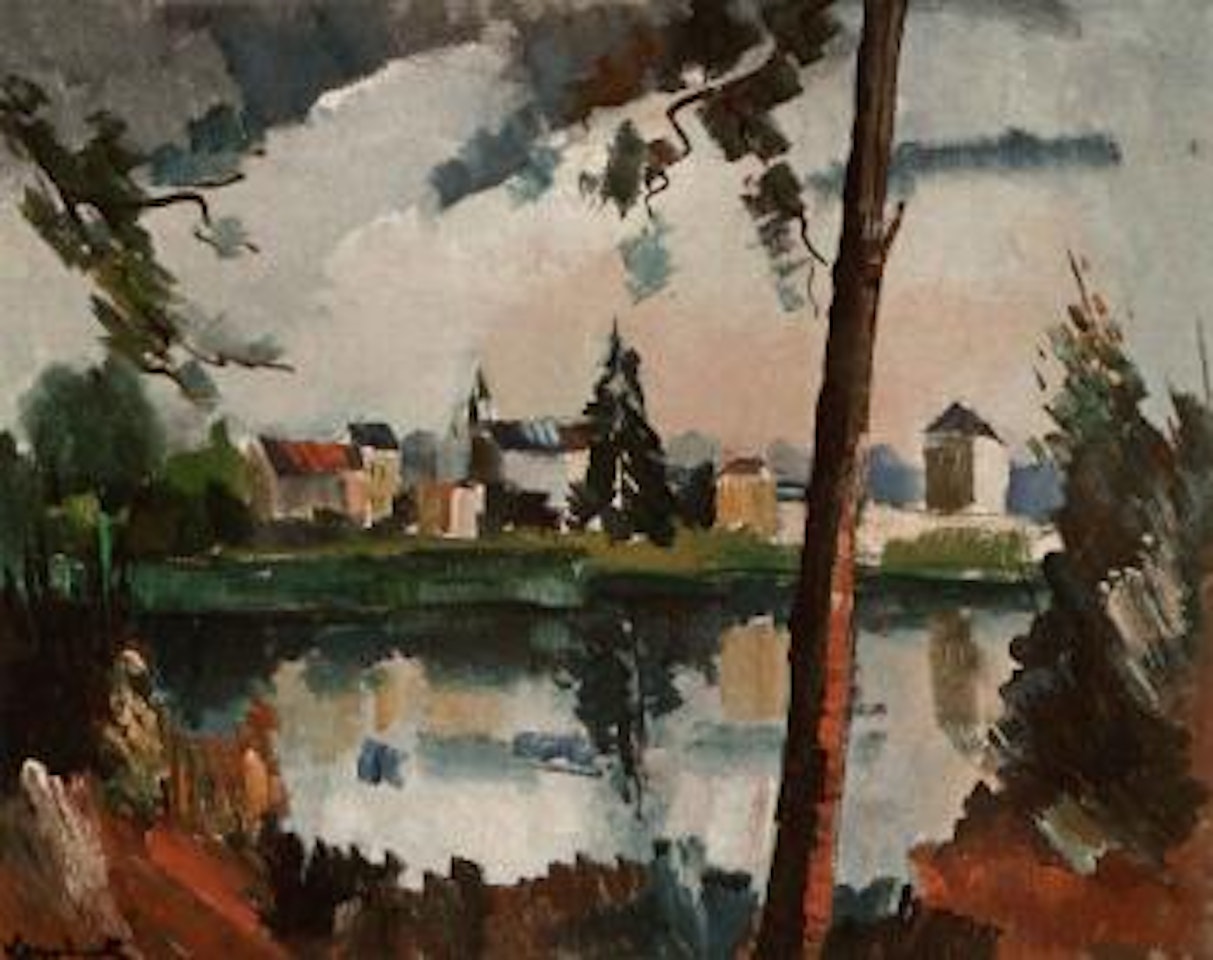 La Seine a Chatou by Maurice de Vlaminck