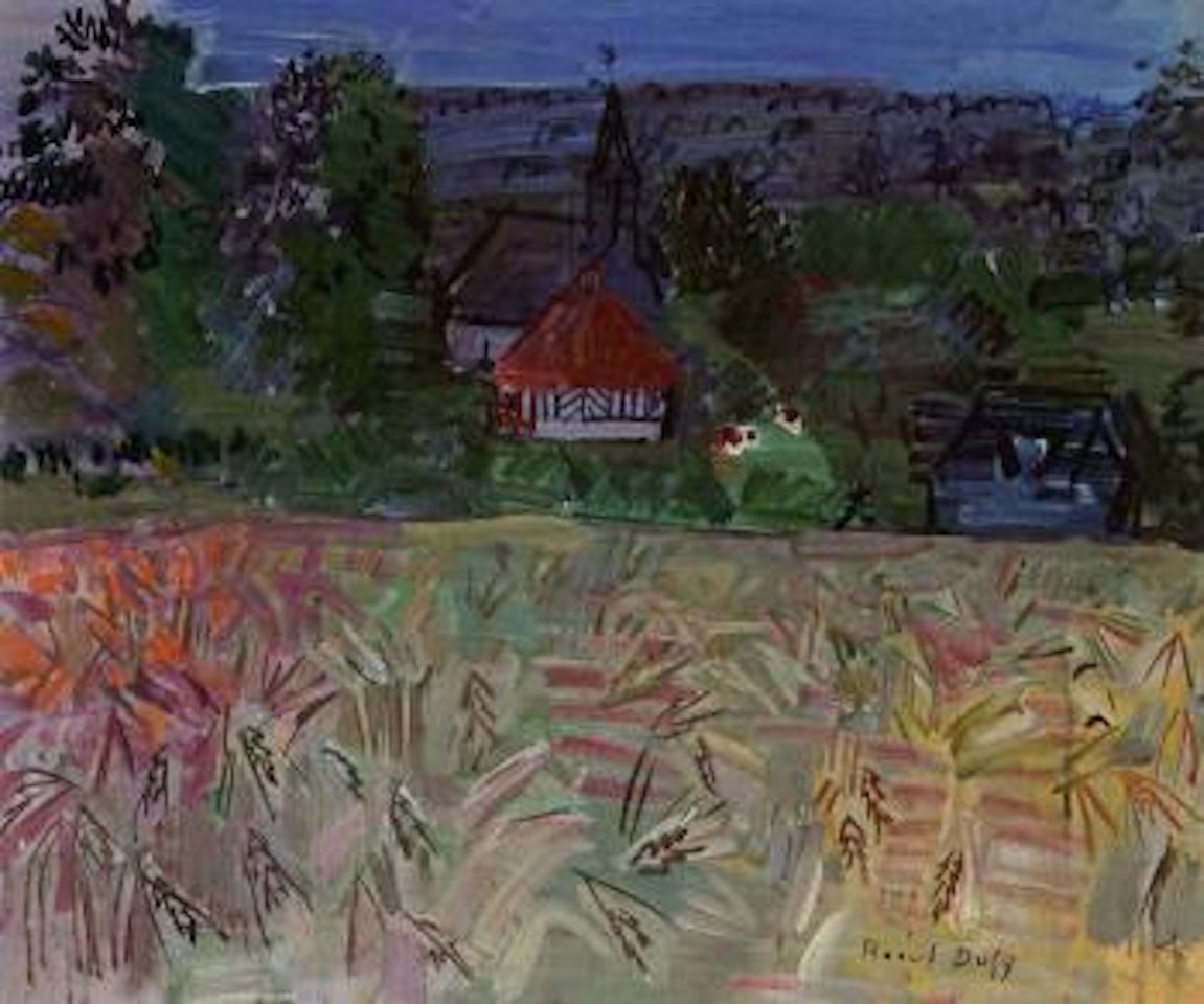 Champ de ble en Normandie by Raoul Dufy