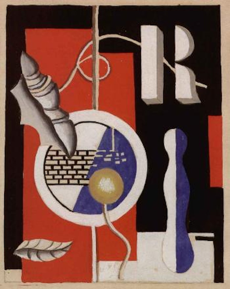 Nature morte avec coquille by Fernand Leger