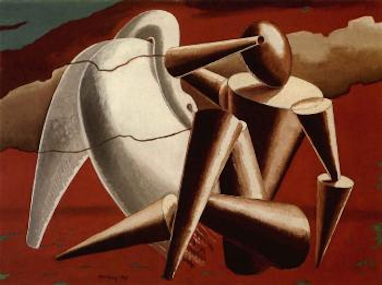 Leda and the swan by Man Ray