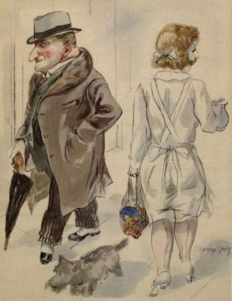 The encounter by George Grosz