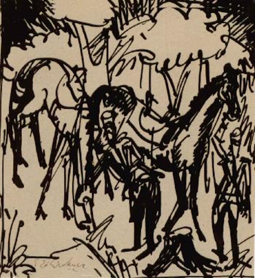 Horses by Ernst Ludwig Kirchner