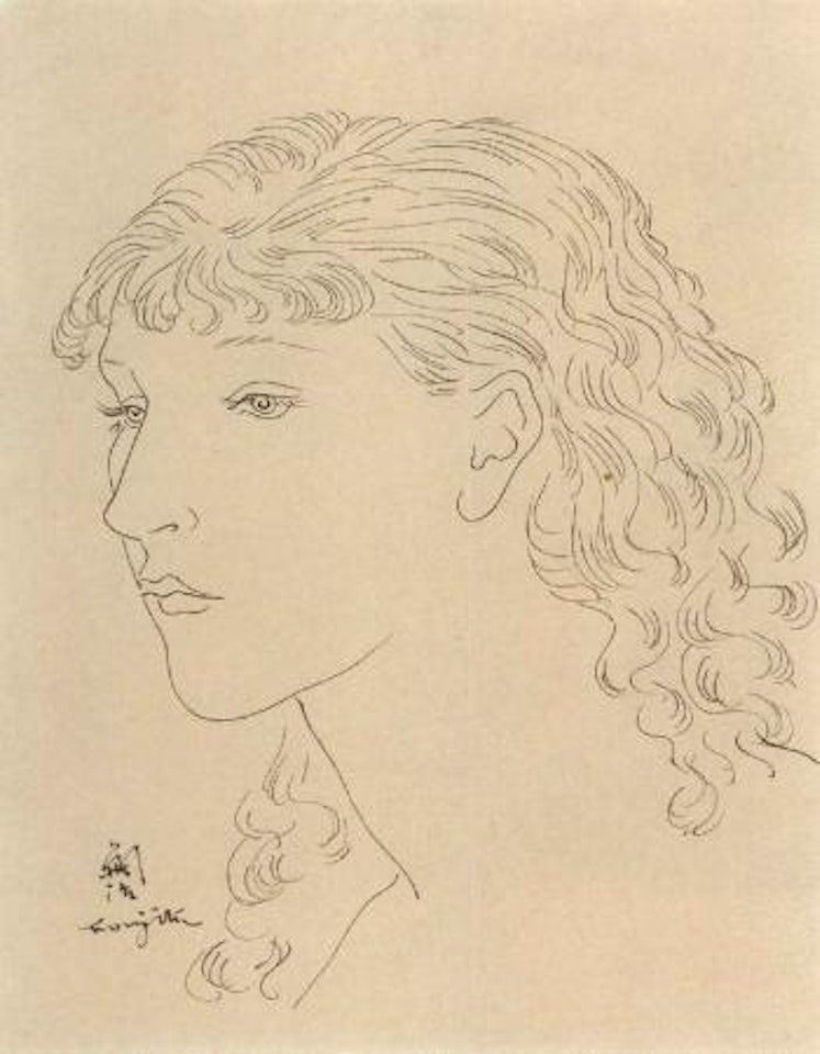 Tete de femme by Leonard Tsuguharu Foujita