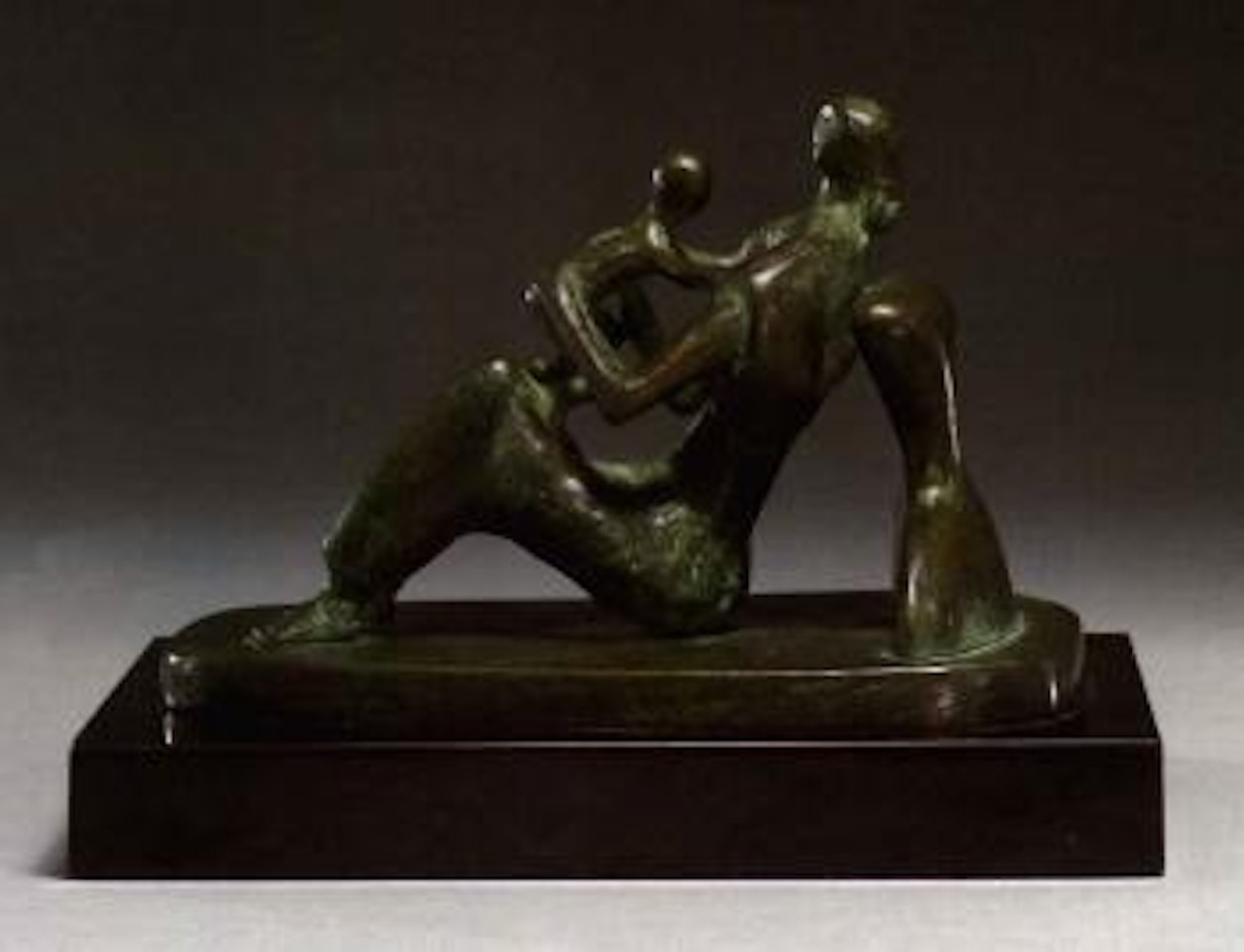 Mother and child in arms by Henry Moore