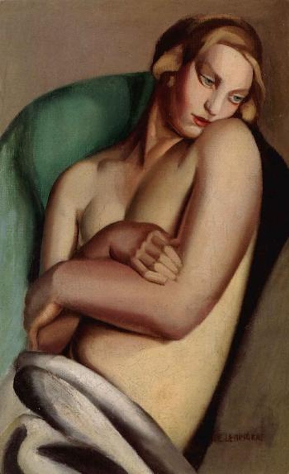 Nu adosse II by Tamara de Lempicka