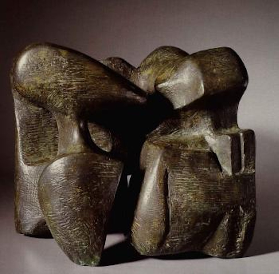 Working model for stone memorial by Henry Moore