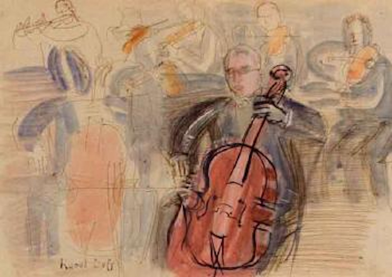 Pablo Casals by Raoul Dufy