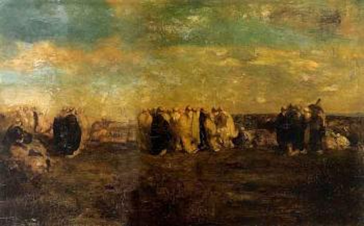 Concours de tir au marche marocain by Eugene Fromentin