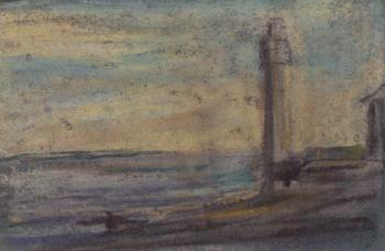 Phare by Eugène Boudin