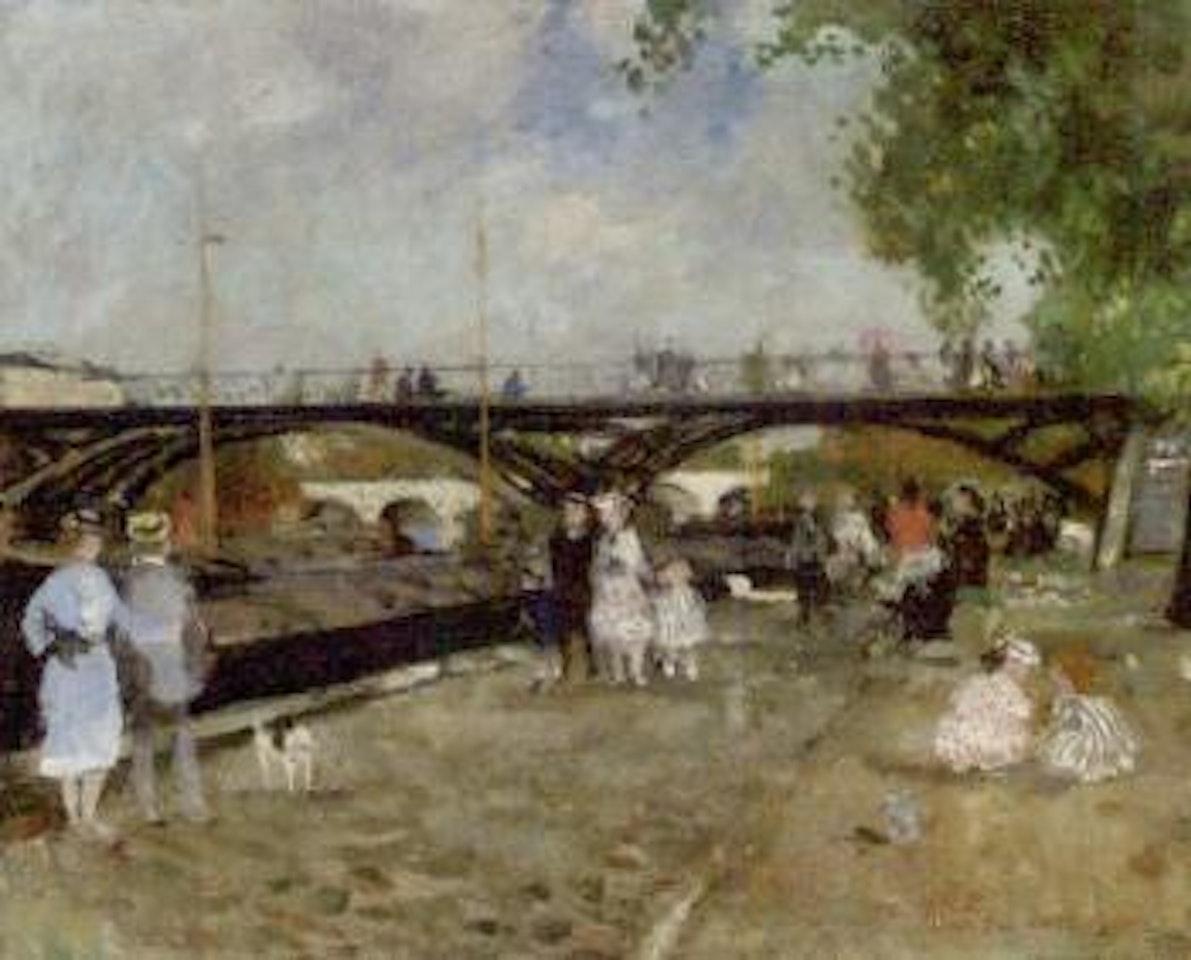 Promenade sous le Pont des Arts, Paris by François Gall