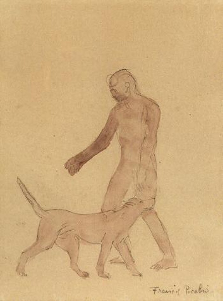 Homme et chien by Francis Picabia