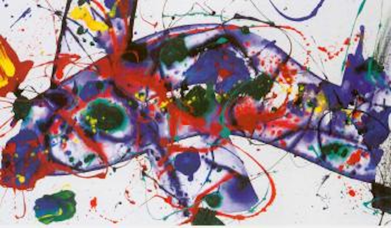 Abstract by Sam Francis