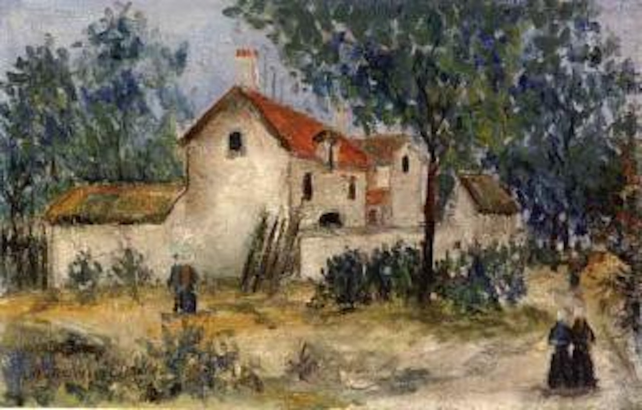 Sannois, Chemin du Prieure by Maurice Utrillo