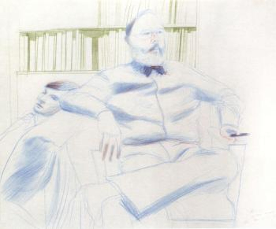 Henry and Yves-Marie by David Hockney