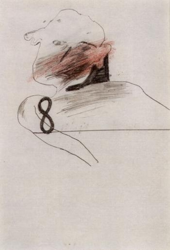 Man and 8 by David Hockney