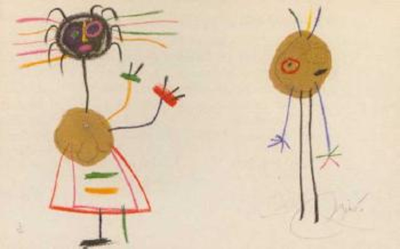 L'enfance d'ubu by Joan Miró