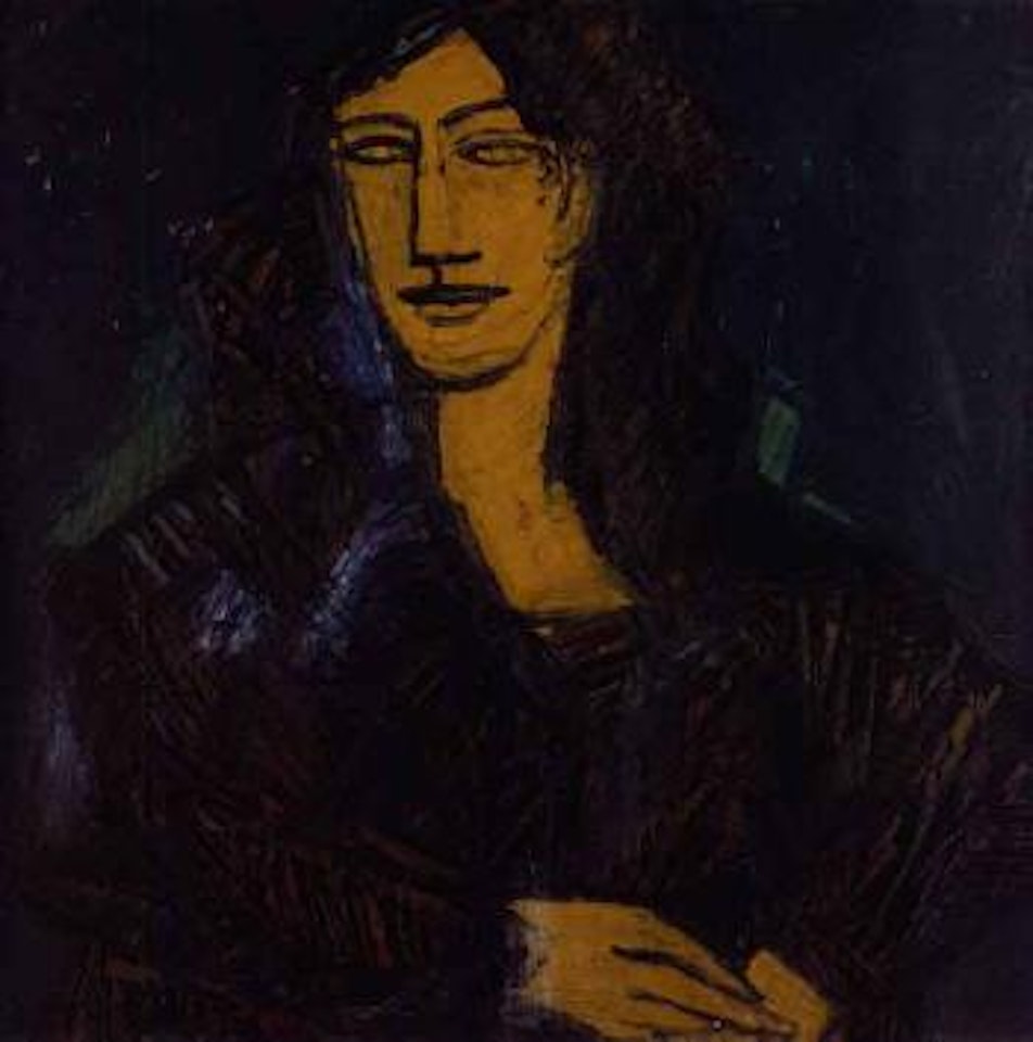 Lady with a veil by Francis Newton Souza