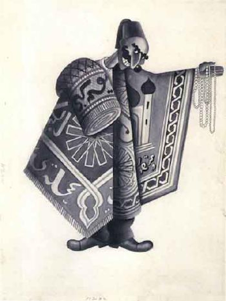 The rug seller by Miguel Covarrubias