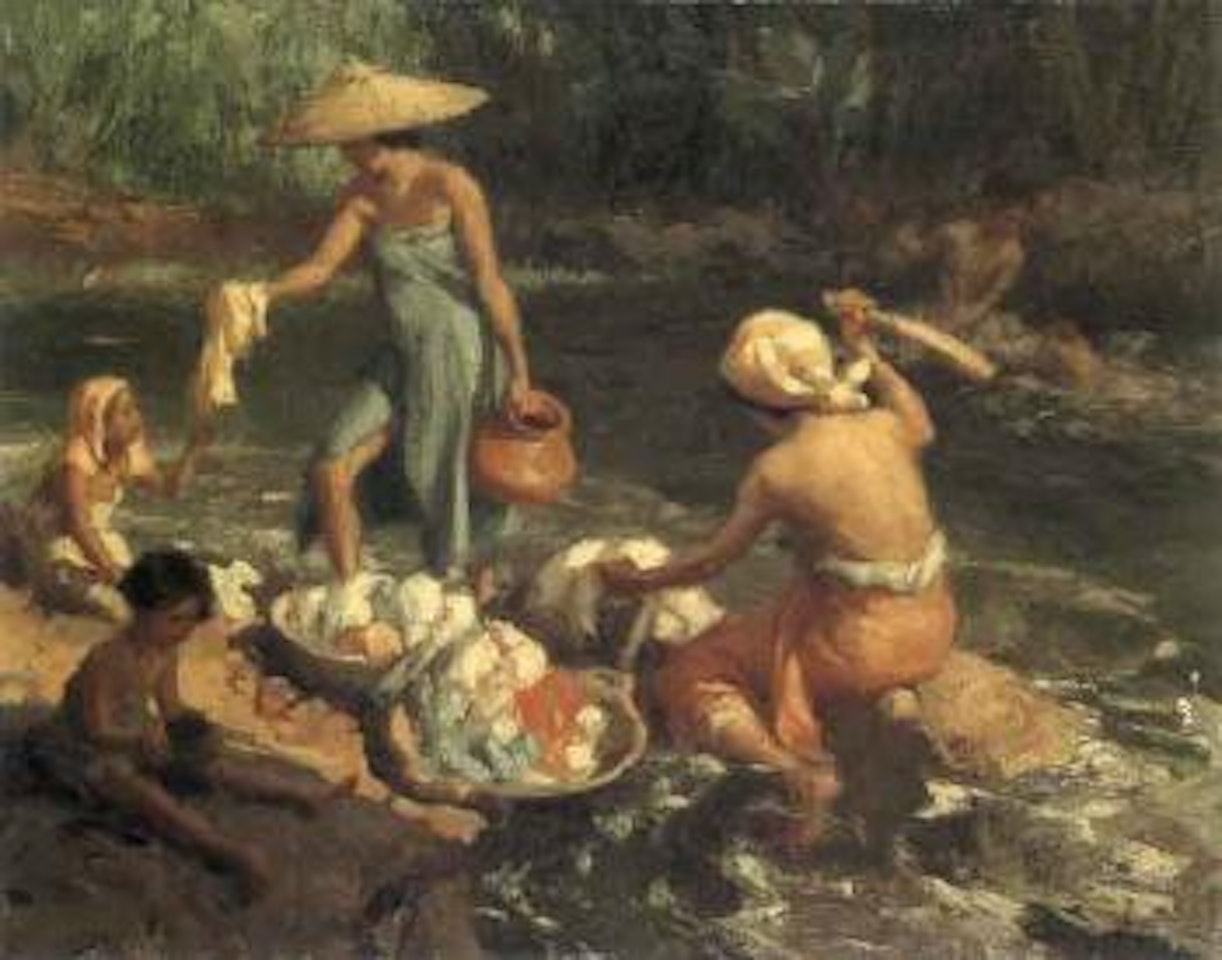 Lavanderas by Fernando Amorsolo