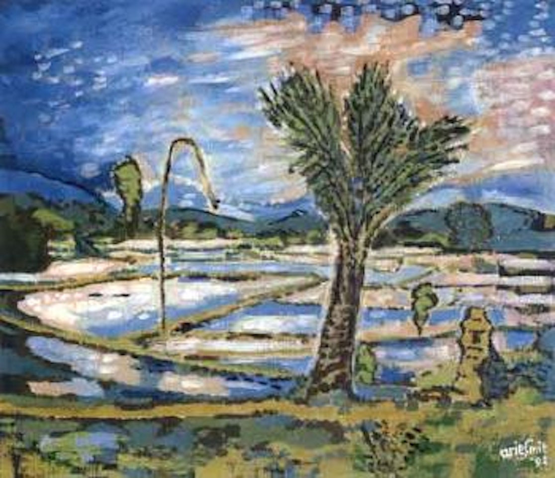 Ricefield in Singaradja by Arie Smit