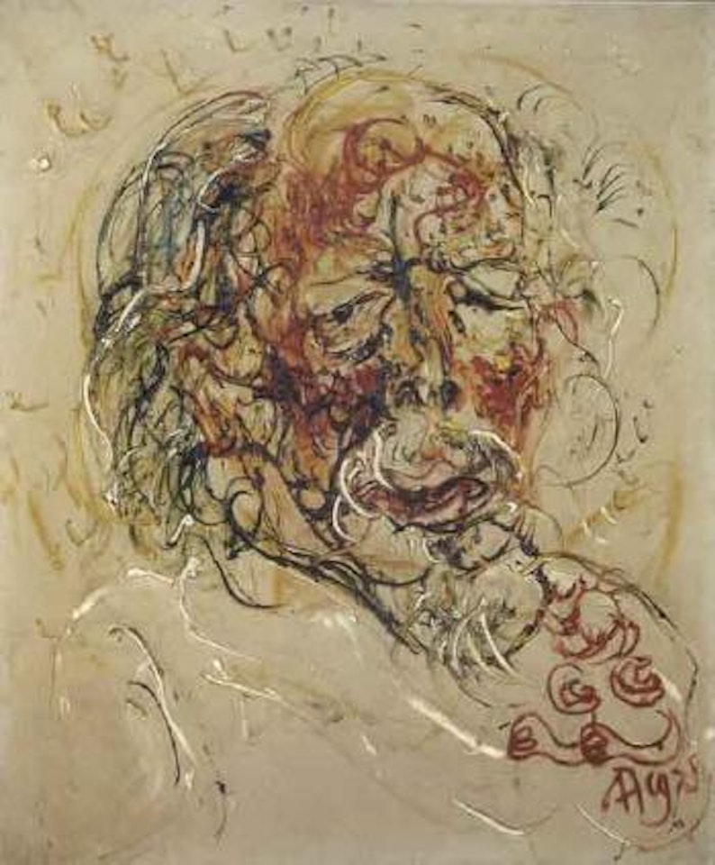Self portrait by Affandi