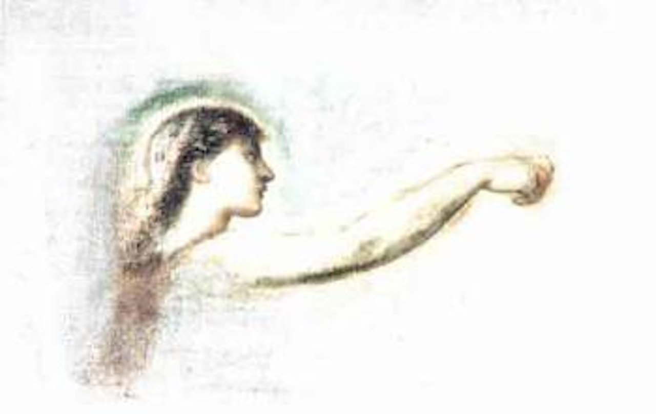 Figurative study by Edward Coley Burne-Jones