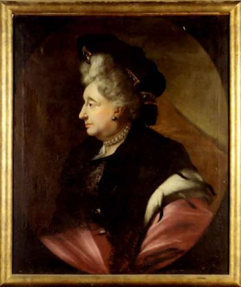 Portrait of Queen Sophia Dorothea, wife of King George I of England by German School