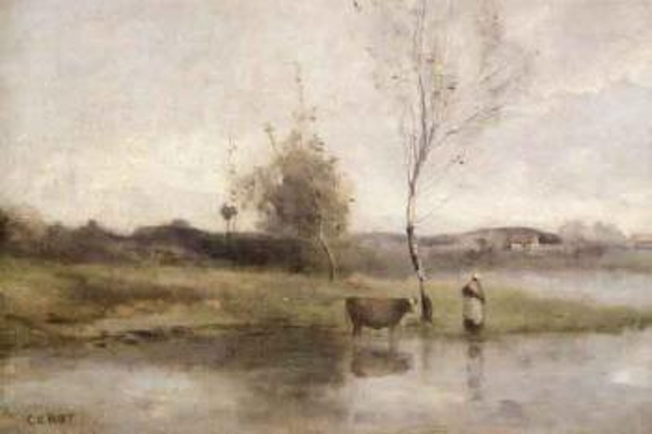 L'etang au bouleau et a la vachere by Jean Baptiste Camille Corot