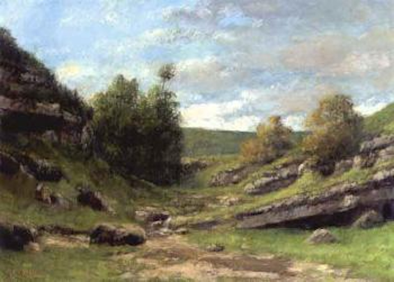 La vallee rocheuse by Gustave Courbet
