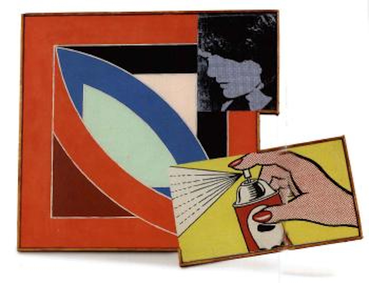 Andy Warhol - Jackie, Frank Stella - River, Roy Lichtenstein - The spray by Richard Pettibone