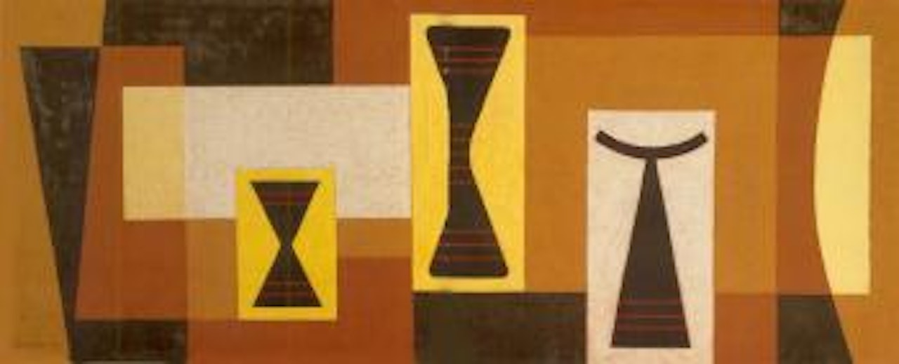 Three black forms by Mario Carreno