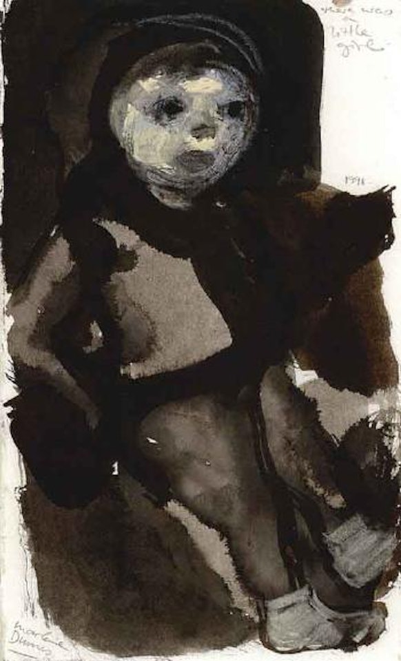 There was a little girl by Marlene Dumas