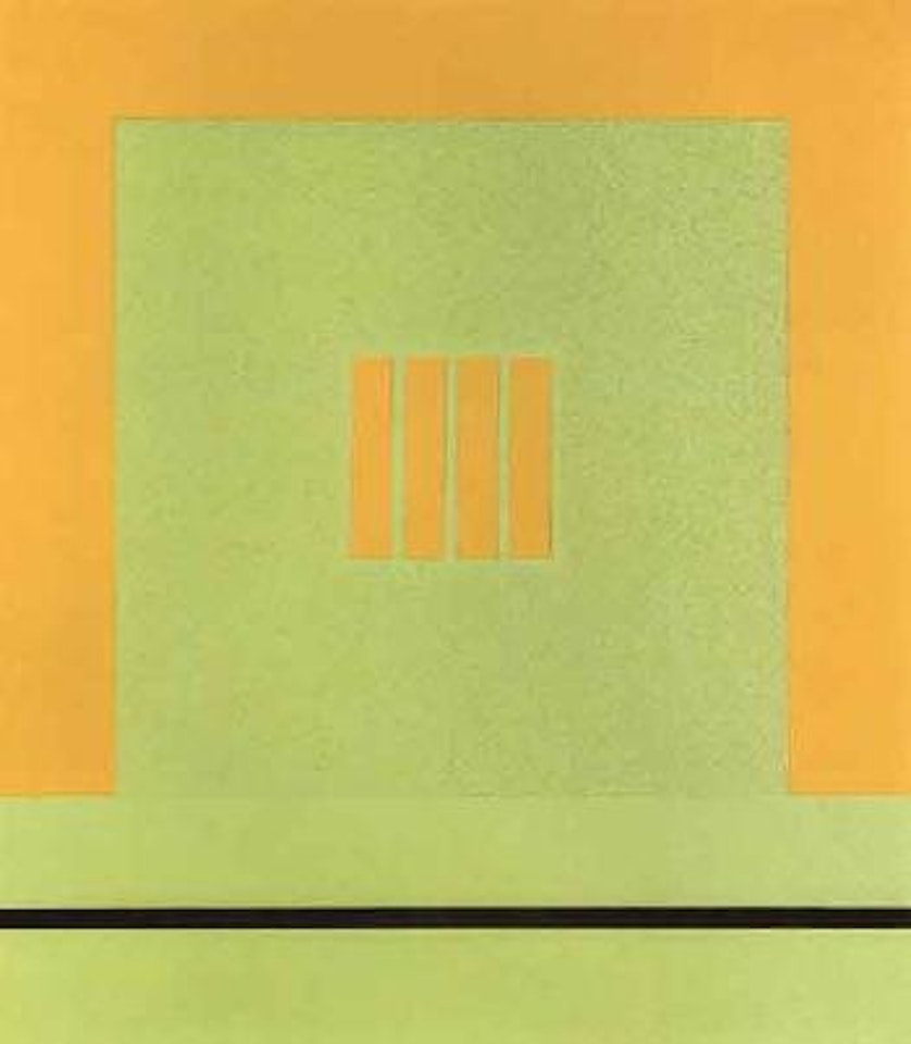 Prison with underground conduit by Peter Halley