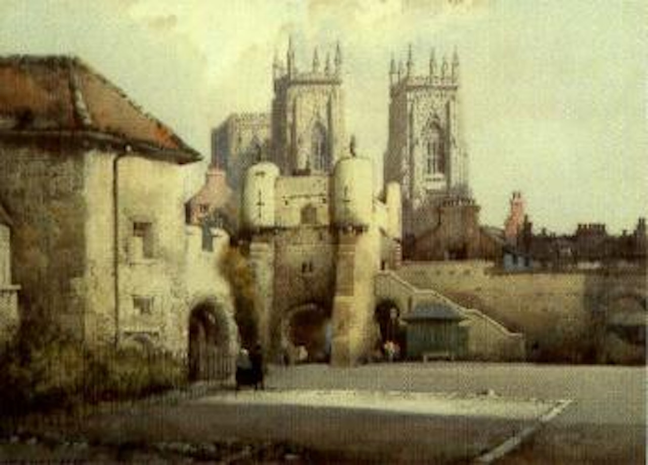 York Minster from Bootham Bar by Noel Harry Leaver