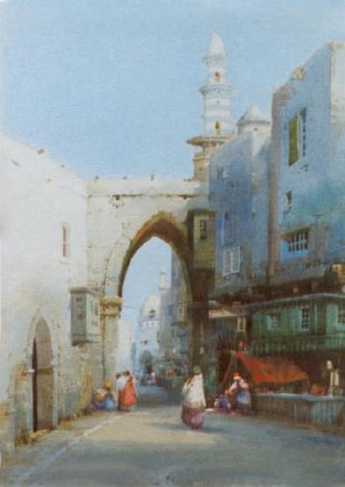 A shady street in Algiers by Noel Harry Leaver
