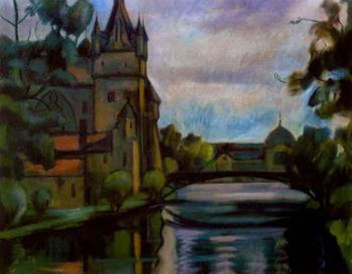 Village church by János Kmetty