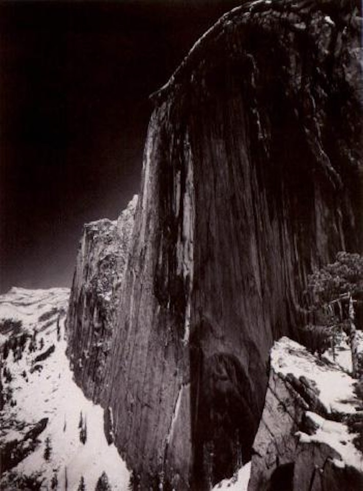Monolith, the face of half dome, Yosemite National Park, California by Ansel Adams