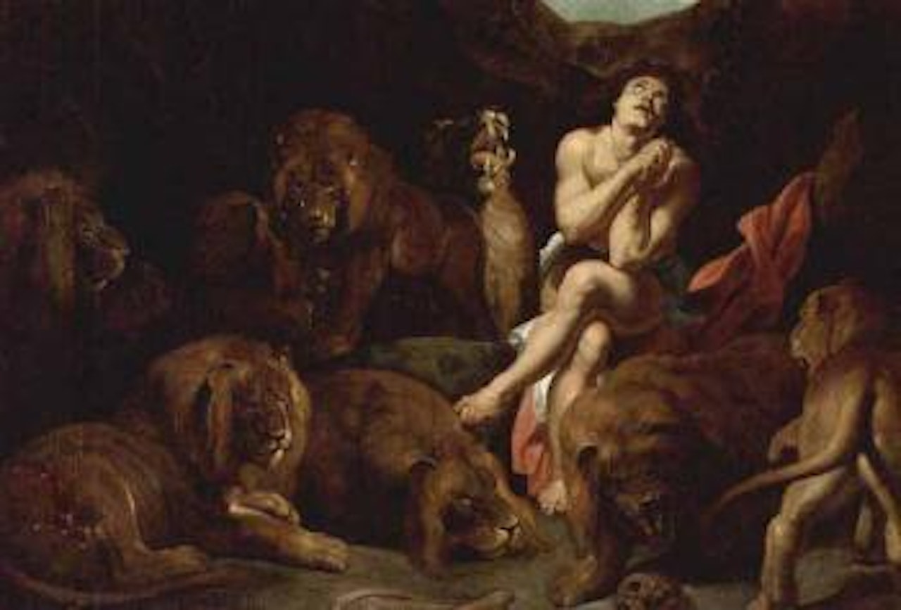 Daniel in the lion's den by Peter Paul Rubens