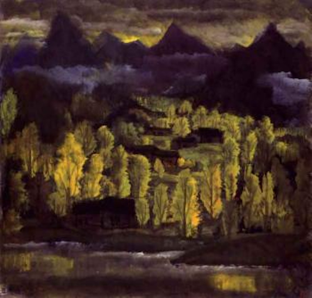 Woods in spring by Lin Fengmian